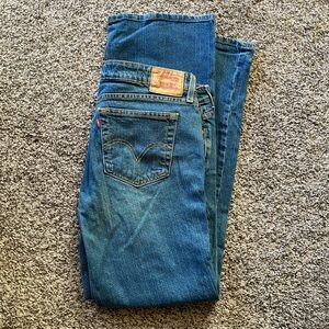 Levis Jeans 14 M Low Boot Cut 545 Stretch Blue Denim 14M Bootcut Made Mexico
